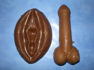 Sexes en chocolat via forum-métaphysique.com