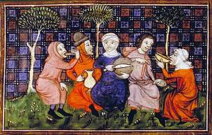 Le vin au Moyen-Âge via wikipedia.org