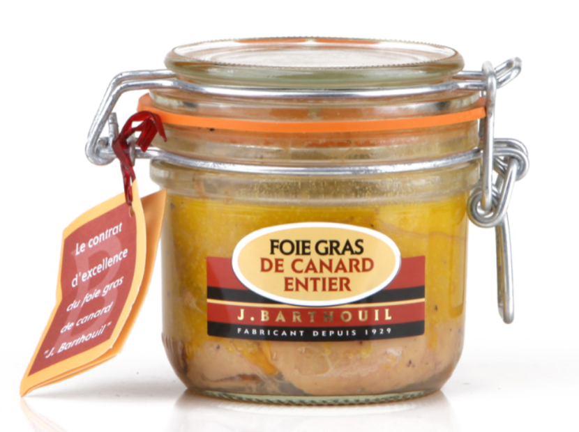 Foie gras de canard entier en bocal Barthouil